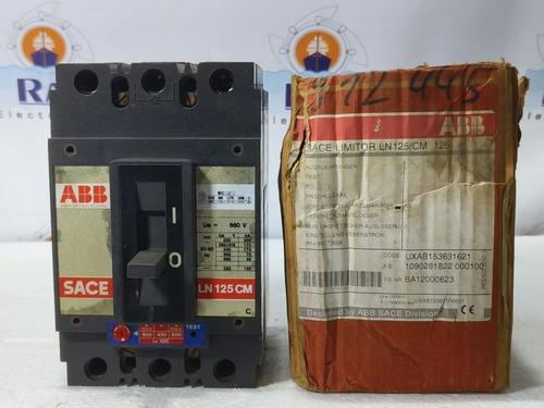 ABB SACE LN 125 CM 100A 3POLE CIRCUIT BREAKER MCCB 70kA AT 500V LN125CM