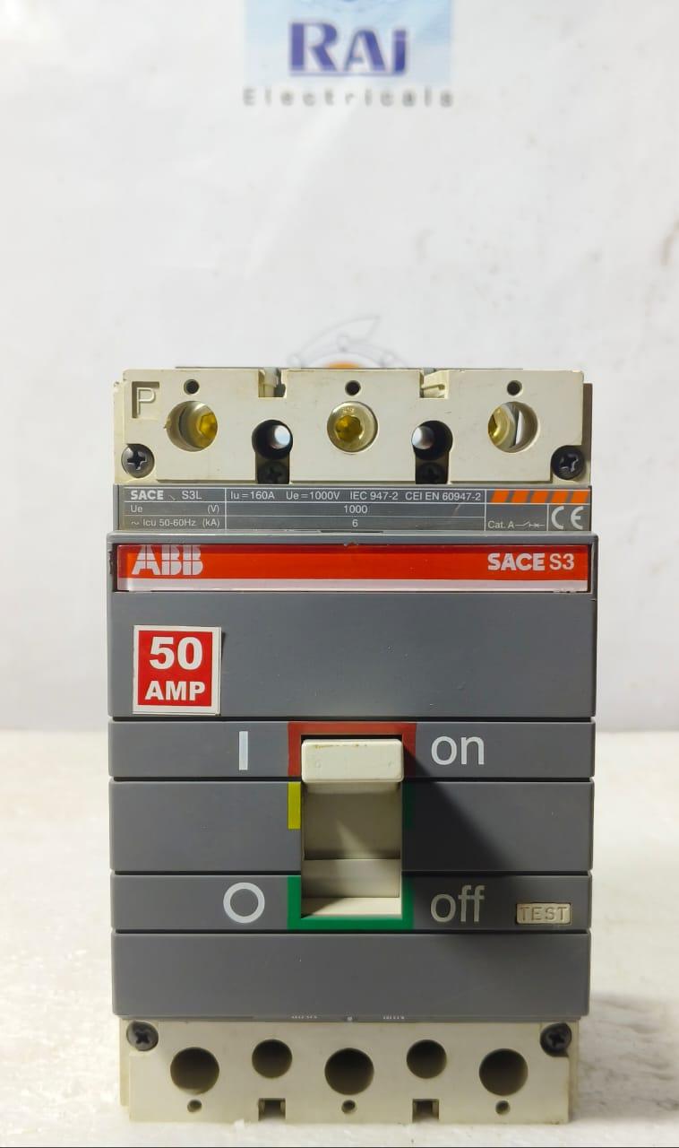 ABB SACE S3L 50AMP CIRCUIT BREAKER MCCB 3 POLE 