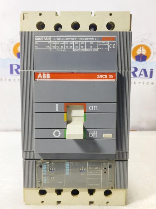 ABB SACE S5H 400A 3POLE PR211 CIRCUIT BREAKER MCCB 65kA AT 415V