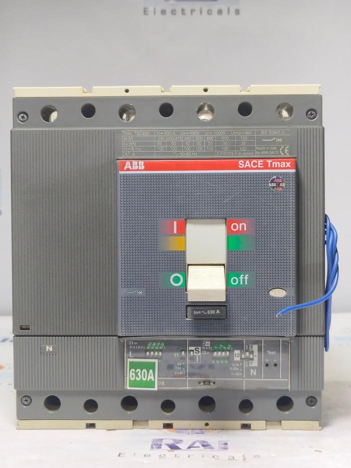 ABB Tmax T5S 630 MCCB (circuit breaker) 630Amp, 50kA at 400/415V, 4 pole