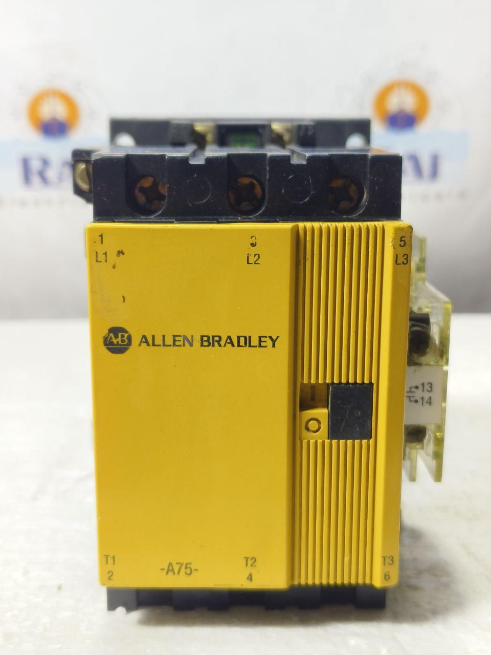 ALLEN BRADLEY 100-A75N*3 SER C 3POLE 100A 220-240VAC MAGNETIC CONTACTOR 100A75N3