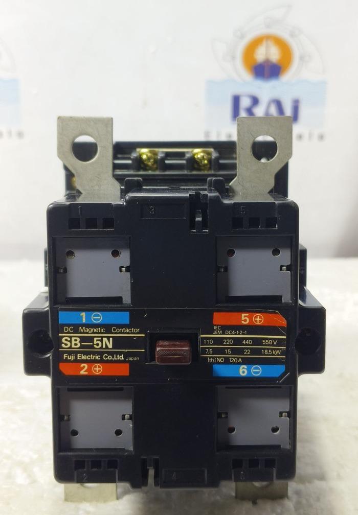 FUJI ELECTRIC SB-5N DC MAGNETIC CONTACTOR 24VDC COIL SB5N