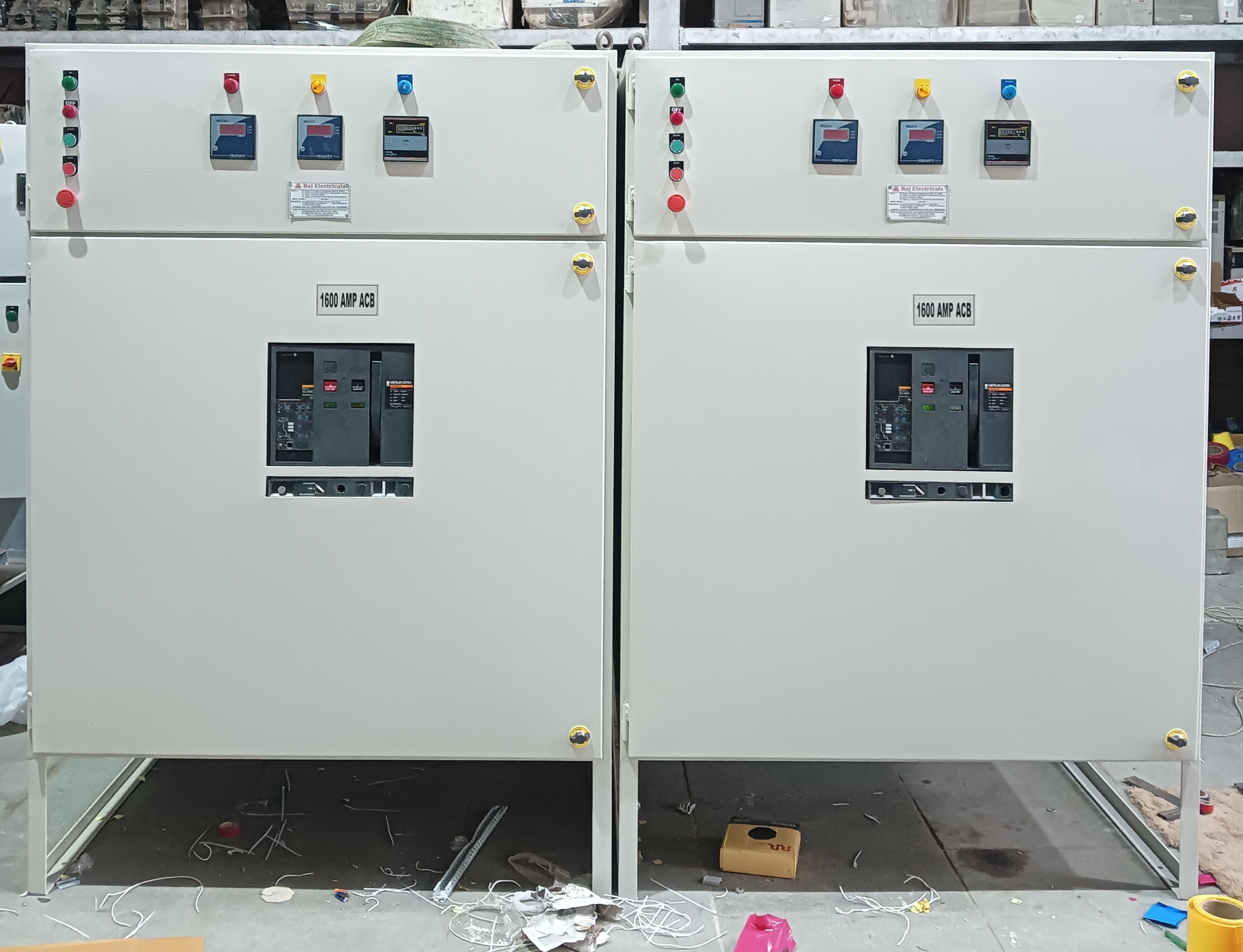 INTERLOCK PANEL OF AIR CIRCUIT BREAKER FOR PGVCL AND GENERATOR WITH HIGH LOAD OF 1000 KW