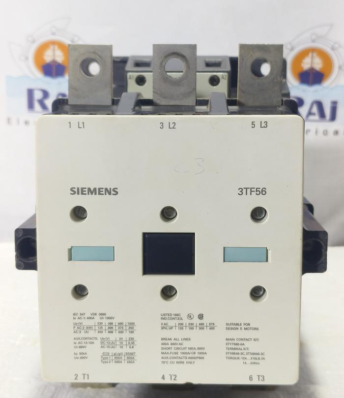 SIEMENS 3TF56 CONTACTOR